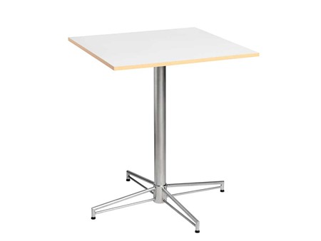 Cafébord Kvadrat vitt, 60x60 cm